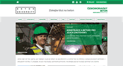 Desktop Screenshot of betonuniversity.cz